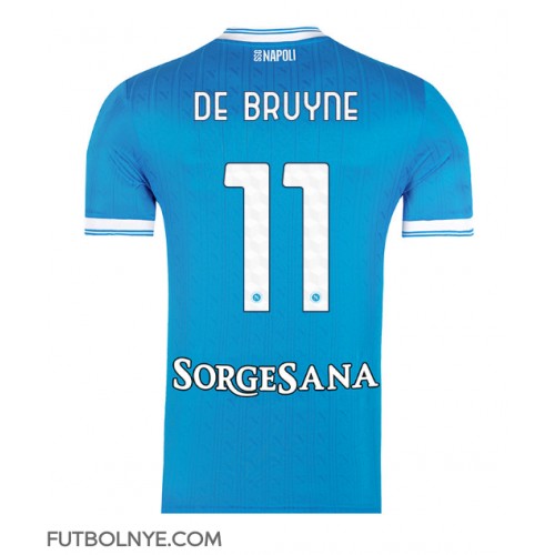 Camiseta SSC Napoli Kevin De Bruyne #11 Primera Equipación 2025-26 manga corta